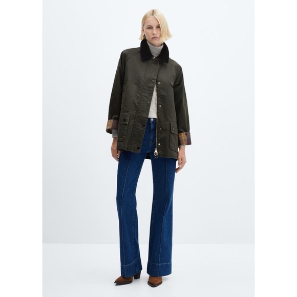 Mango Niagara Waxed Cotton Jacket NWT - Picture 15 of 15